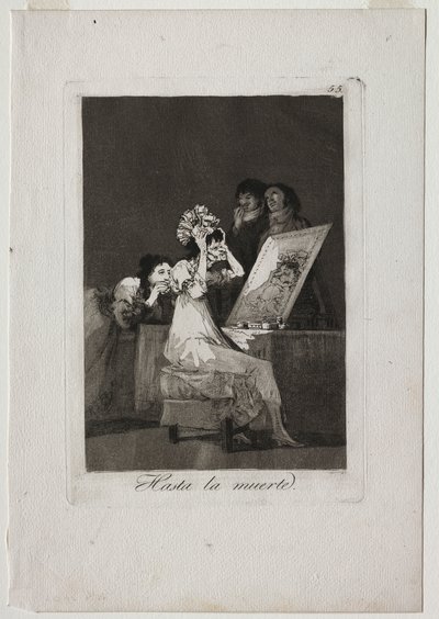 Caprichos: Aż do śmierci autorstwa Francisco de Goya