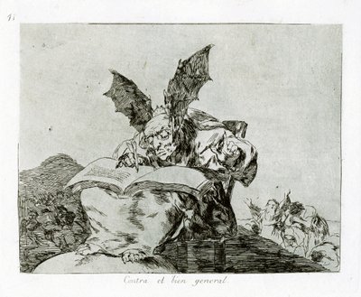 Wbrew dobru ogólnemu Wbrew dobru wspólnemu. Tablica 71 z Klęsk wojennych autorstwa Francisco de Goya