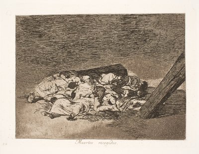 Martwy (63) autorstwa Francisco de Goya