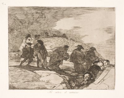 Nie wiedzą gdzie (70) autorstwa Francisco de Goya