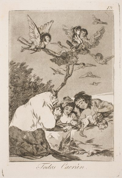 Wszyscy upadną autorstwa Francisco de Goya