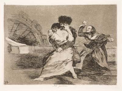 Nie będą (9) autorstwa Francisco de Goya