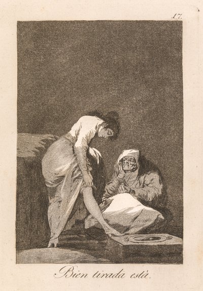 Siedzi! autorstwa Francisco de Goya