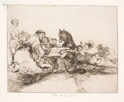 Jest jednak gorzej (74) autorstwa Francisco de Goya