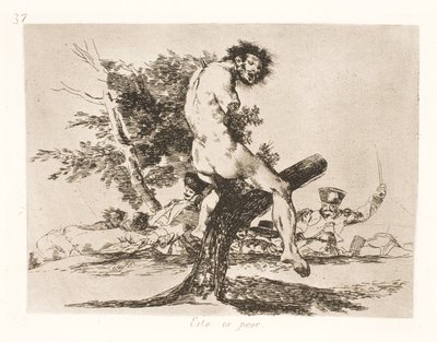 To jest gorsze (37) autorstwa Francisco de Goya