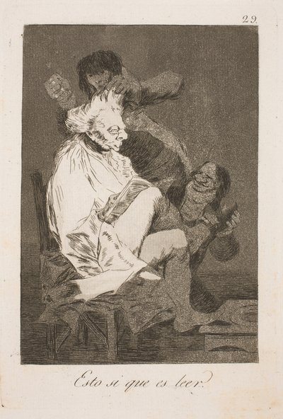 Nazywa się to czytaniem autorstwa Francisco de Goya