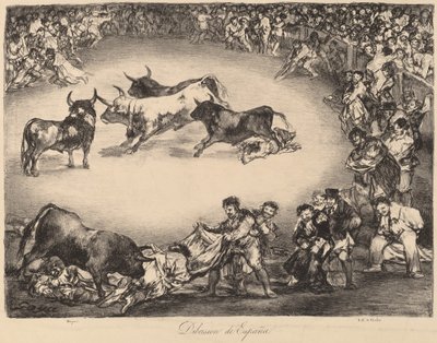 Dibersion de España (hiszpańska rozrywka) autorstwa Francisco de Goya