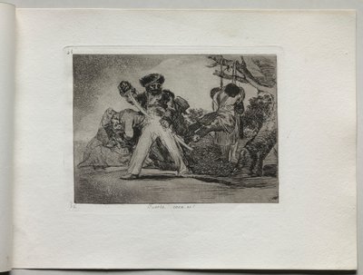 Katastrofy wojny: To trudne, 1810-1820. autorstwa Francisco de Goya