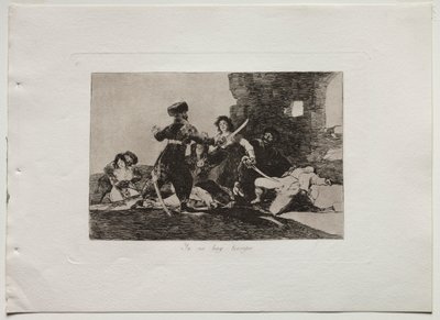 Katastrofy wojenne: nie ma teraz czasu autorstwa Francisco de Goya