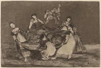 Disparate femenino (Feminine Folly) autorstwa Francisco de Goya