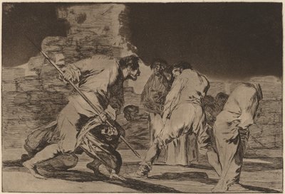 Disparate furioso (Wściekłe szaleństwo) autorstwa Francisco de Goya