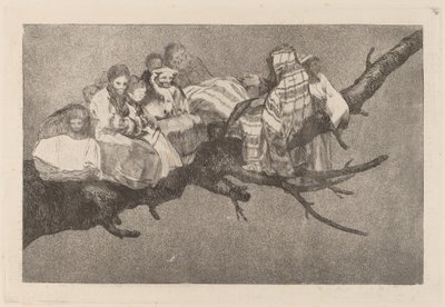 Disparate ridiculo (śmieszne szaleństwo) autorstwa Francisco de Goya
