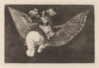 Disparate volante (Latające szaleństwo) autorstwa Francisco de Goya