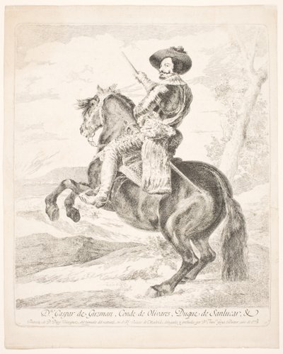 Don Gaspar de Guzman, hrabia Olivares autorstwa Francisco de Goya