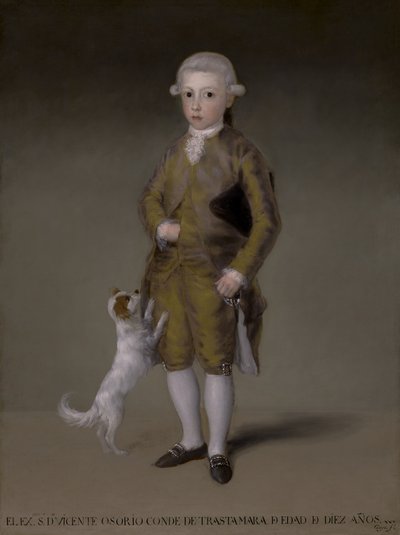 Don Vicente Isabel Osorio de Moscoso y Álvarez de Toledo, hrabia Trastámara, c.1787-88 autorstwa Francisco de Goya