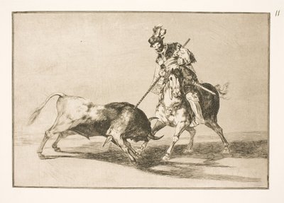 El Cid Campeador przebija kolejnego byka autorstwa Francisco de Goya