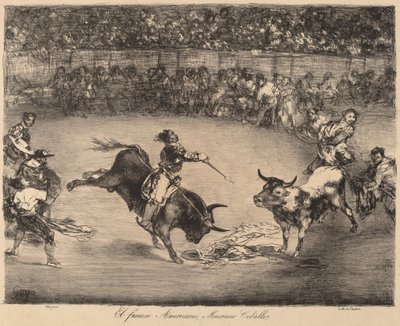 Słynny Amerykanin, Mariano Ceballos (Słynny Amerykanin, Mariano Ceballos) autorstwa Francisco de Goya