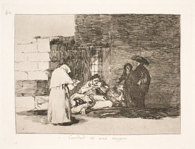 Miłosierdzie kobiety (49) autorstwa Francisco de Goya