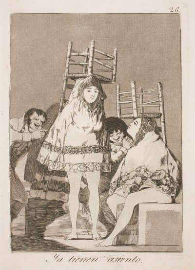 Wreszcie na miejscu autorstwa Francisco de Goya