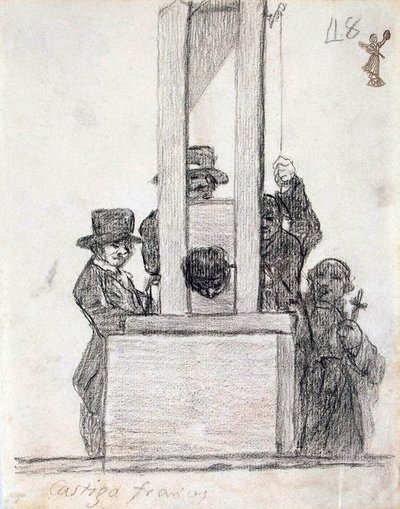 Kara francuska, w latach 1824-1828. autorstwa Francisco de Goya