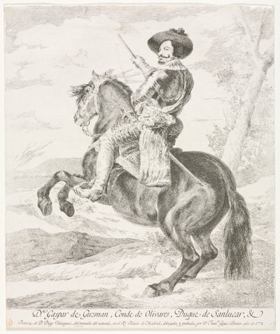 Gaspar de Guzman autorstwa Francisco de Goya
