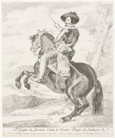 Gaspar de Guzman, 1778. autorstwa Francisco de Goya