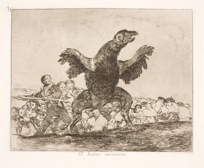 Sęp (76) autorstwa Francisco de Goya