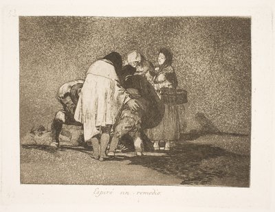 Zmarł, nie mogąc mu pomóc (53) autorstwa Francisco de Goya
