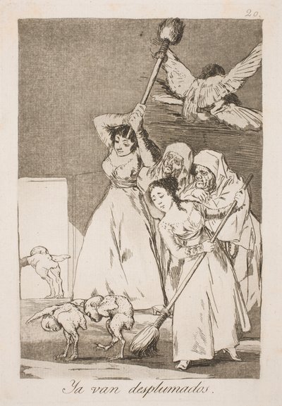 Tutaj są wyrywane na wszystkie pióra autorstwa Francisco de Goya