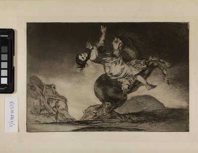 Porywacz koni (kobieta i koń, niech ktoś inny ich oswoi) autorstwa Francisco de Goya