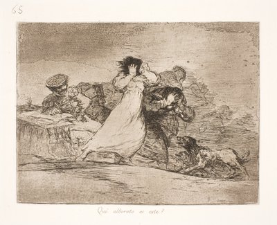Co oznacza to zamieszanie? (65) autorstwa Francisco de Goya