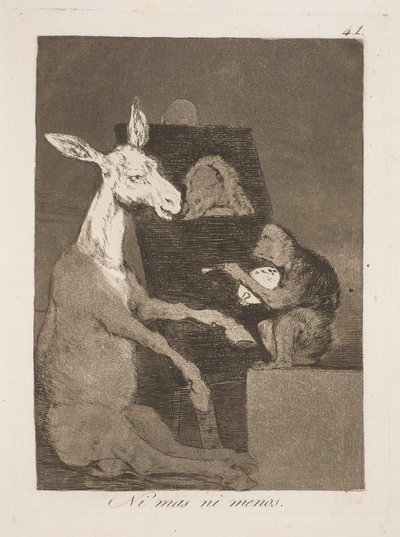 Ni mniej ni więcej autorstwa Francisco de Goya