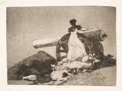 Co za bohaterstwo! (7) autorstwa Francisco de Goya