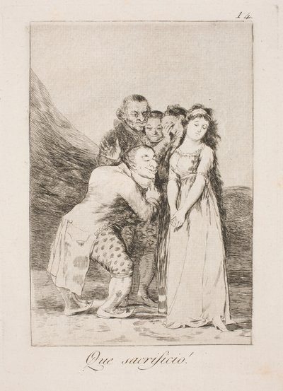 Co za poświęcenie autorstwa Francisco de Goya