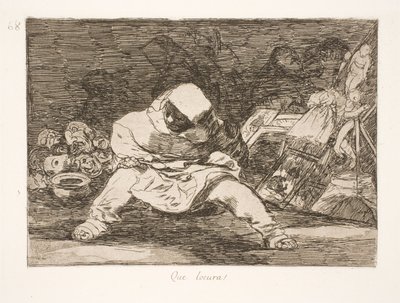 Co za szaleństwo! (68) autorstwa Francisco de Goya