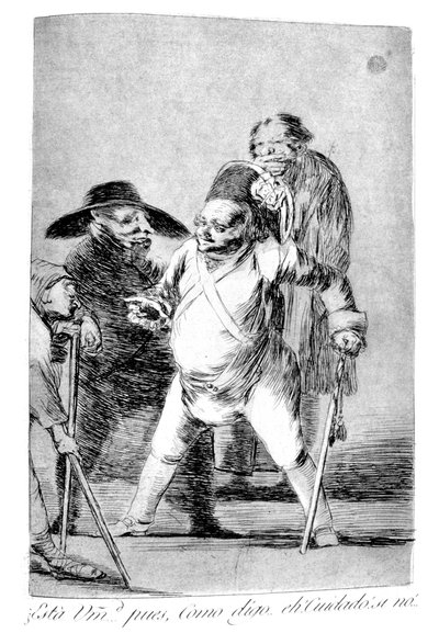 Czy to Wasza Ekscelencja, 1799 autorstwa Francisco de Goya
