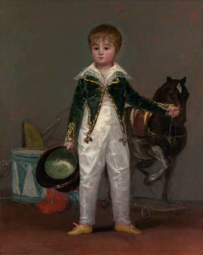 José Costa y Bonells (zm. 1870), zwany Pepito, c.1810 autorstwa Francisco de Goya