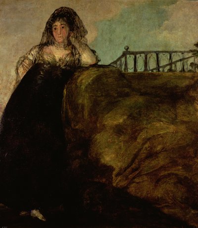 Leocadia Zorilla, gospodyni artysty, ok. 1821 autorstwa Francisco de Goya
