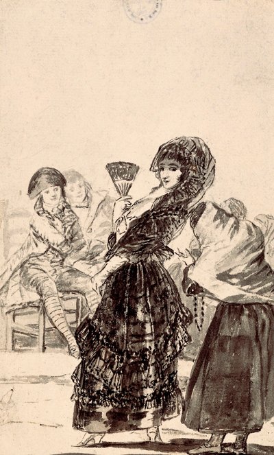Los caprichos: „Niech Bóg jej wybaczy, była jej matką” autorstwa Francisco de Goya