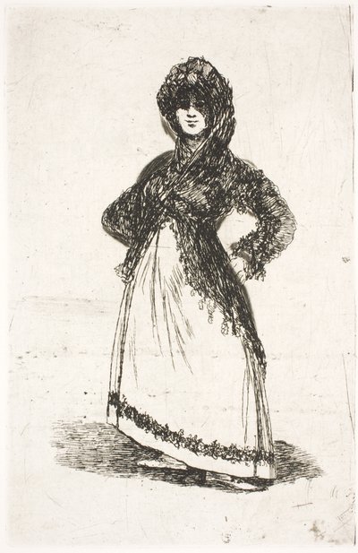 Maja, stojąc autorstwa Francisco de Goya