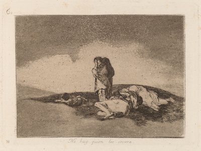 No Hay Quien Los Socorra (Nikt nie może im pomóc) autorstwa Francisco de Goya