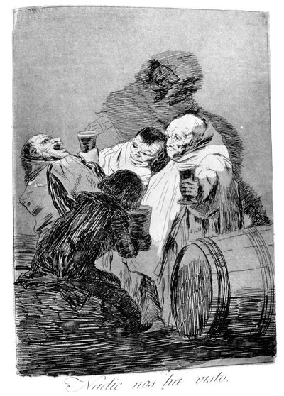 Nikt nas nie widział, 1799 autorstwa Francisco de Goya