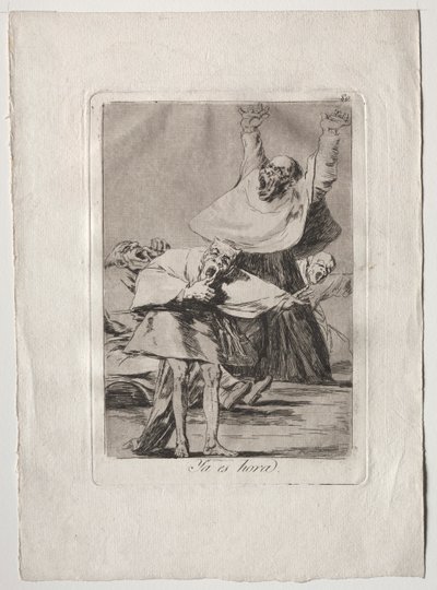 Osiemdziesiąt kaprysów: już czas autorstwa Francisco de Goya