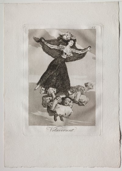 Osiemdziesiąt Kaprysów: Volaverunt autorstwa Francisco de Goya