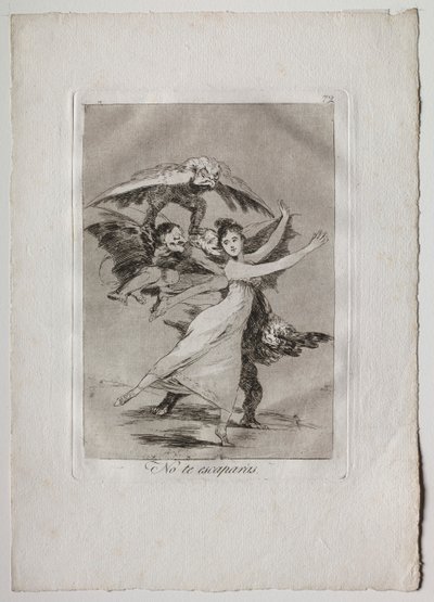 Ochenta Caprichos: Nie uciekniesz autorstwa Francisco de Goya