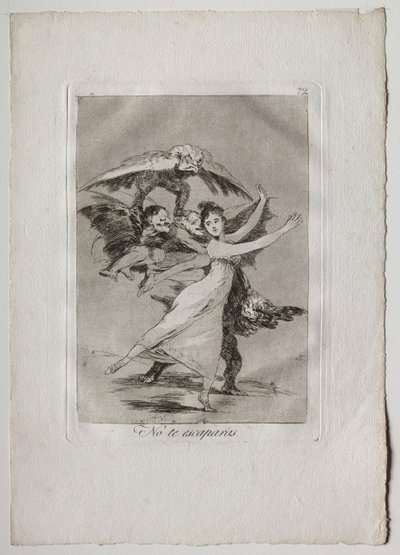 Ochenta Caprichos: Nie uciekniesz, 1793-1798. autorstwa Francisco de Goya