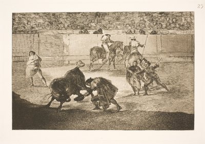 Pepe Illo wykonuje „recorte” autorstwa Francisco de Goya
