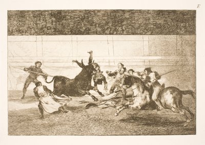 Śmierć Pepe Illo (druga kompozycja) autorstwa Francisco de Goya