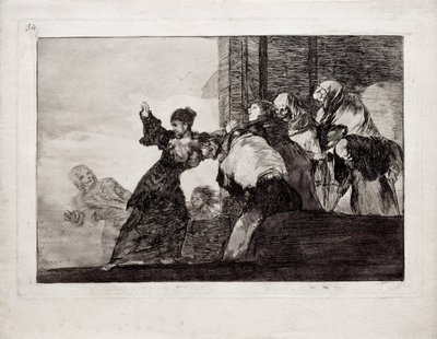 Poor Folly z serii Los Disparates Follies, 1815-1819 autorstwa Francisco de Goya