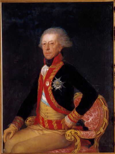 Portret generała Don Antonio Ricardosa Obraz autorstwa Francisco de Goya (1746-1828) XVIII w. Nd. 1,12 X 0,84 m Madryt, Muzeum Prado autorstwa Francisco de Goya